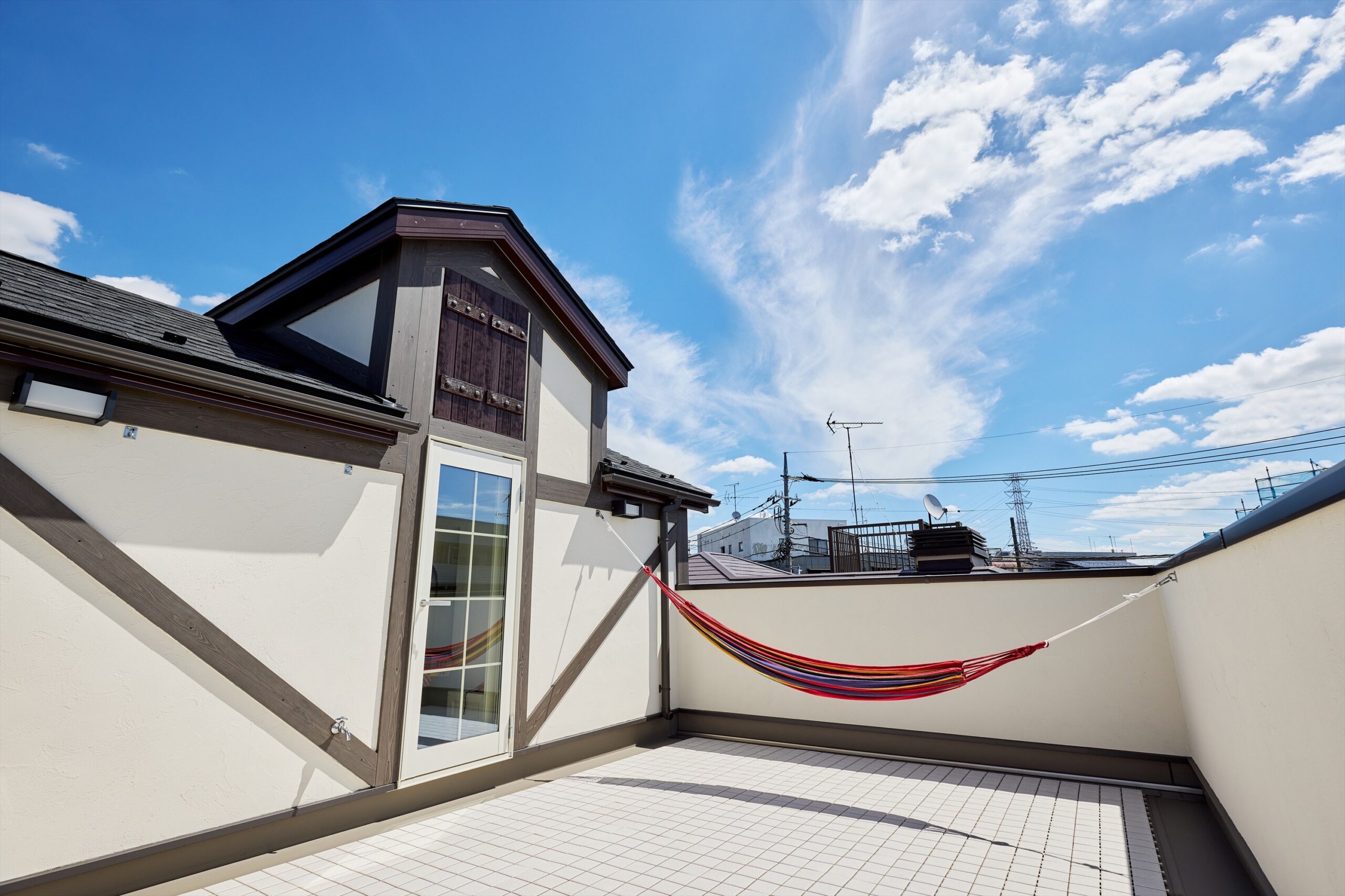 家族の楽しみが広がる屋上空間