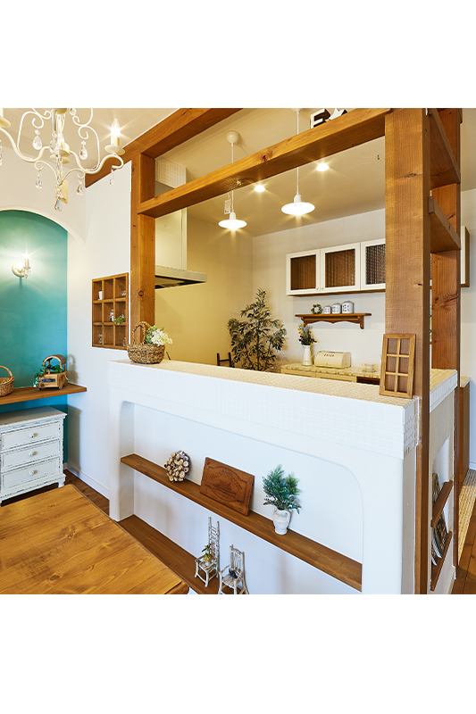 人気の高いハンドメイド洗面。タイルや無垢材、収納など好みに合わせて造作できるのが魅力。